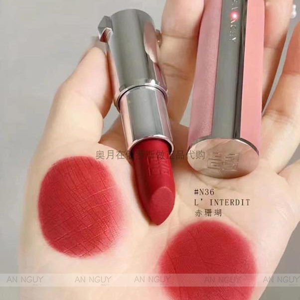 Son Thỏi Givenchy Le Rouge Sheer Velvet Matte Lipstick 3.4gr