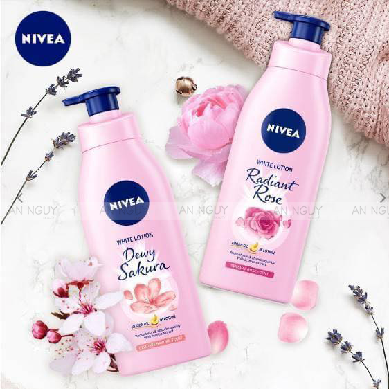 Sữa Dưỡng Thể Nivea White Lotion Dưỡng Trắng, Cấp Ẩm 350ml