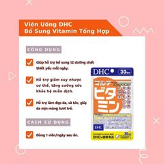 Viên Uống DHC Multi Vitamin 30 Ngày