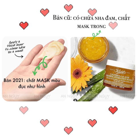 Mặt Nạ Hoa Cúc Kiehl’s Calendula Petal-Infused Calming Mask Dưỡng Ẩm, Phục Hồi Da 14ml