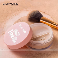 Phấn Phủ SilkyGirl Shine Free Loose Powder Dạng Bột Giảm Nhờn 10gr