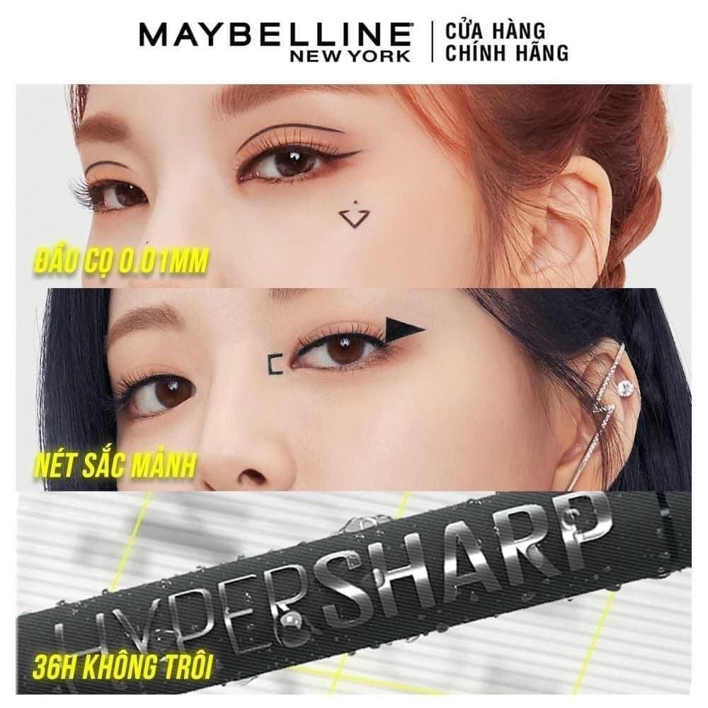 Bút Kẻ Mắt Nước Maybelline New York Hyper Sharp Extreme Liner Siêu Sắc Mảnh 0.4gr