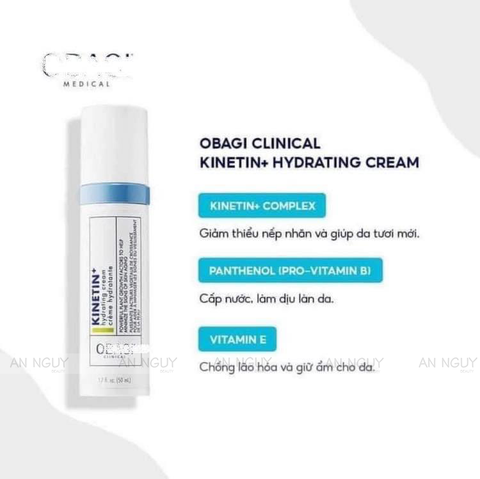Kem Dưỡng Obagi Clinical Kinetin+ Hydrating Cream Phục Hồi Làm Dịu Da 50ml