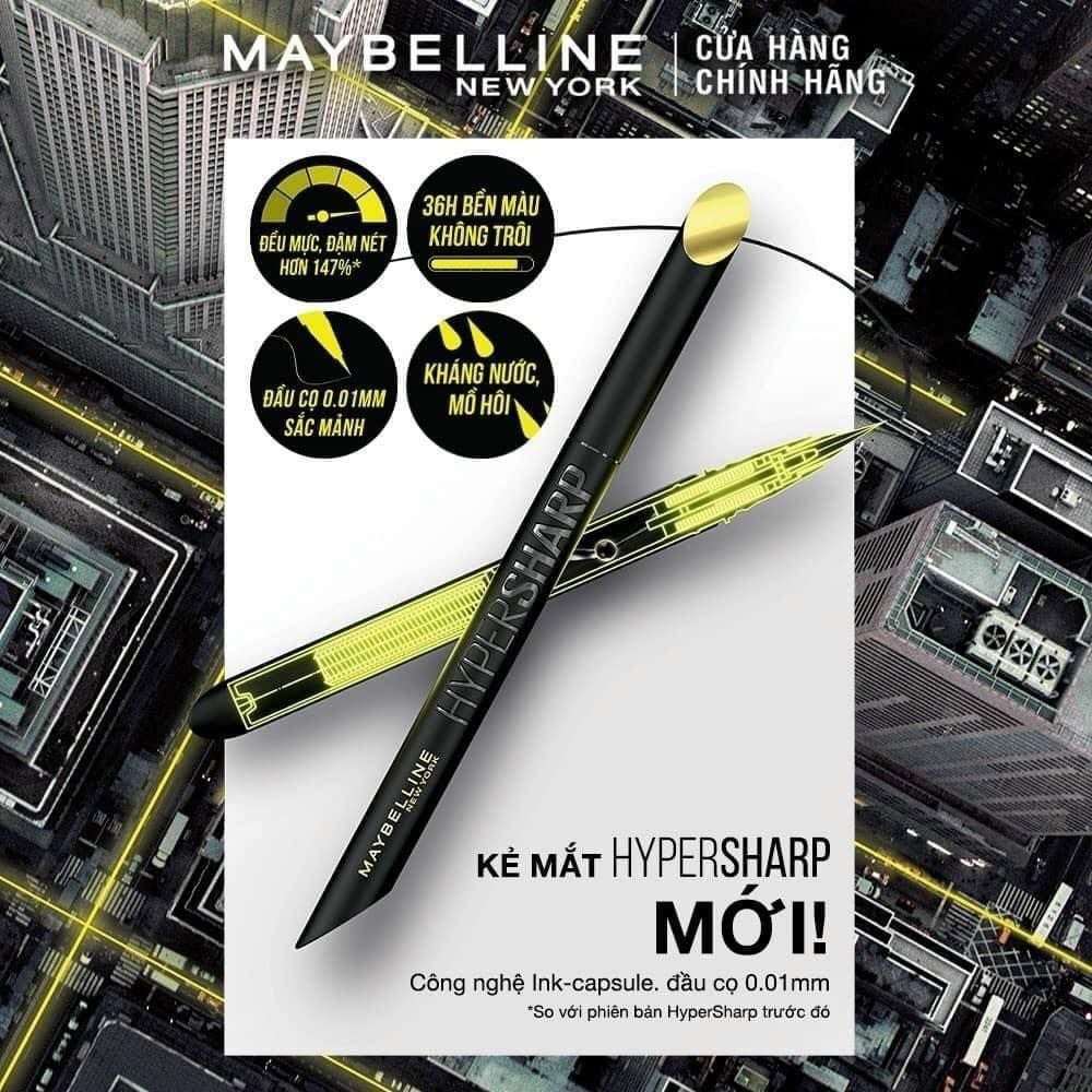 Bút Kẻ Mắt Nước Maybelline New York Hyper Sharp Extreme Liner Siêu Sắc Mảnh 0.4gr