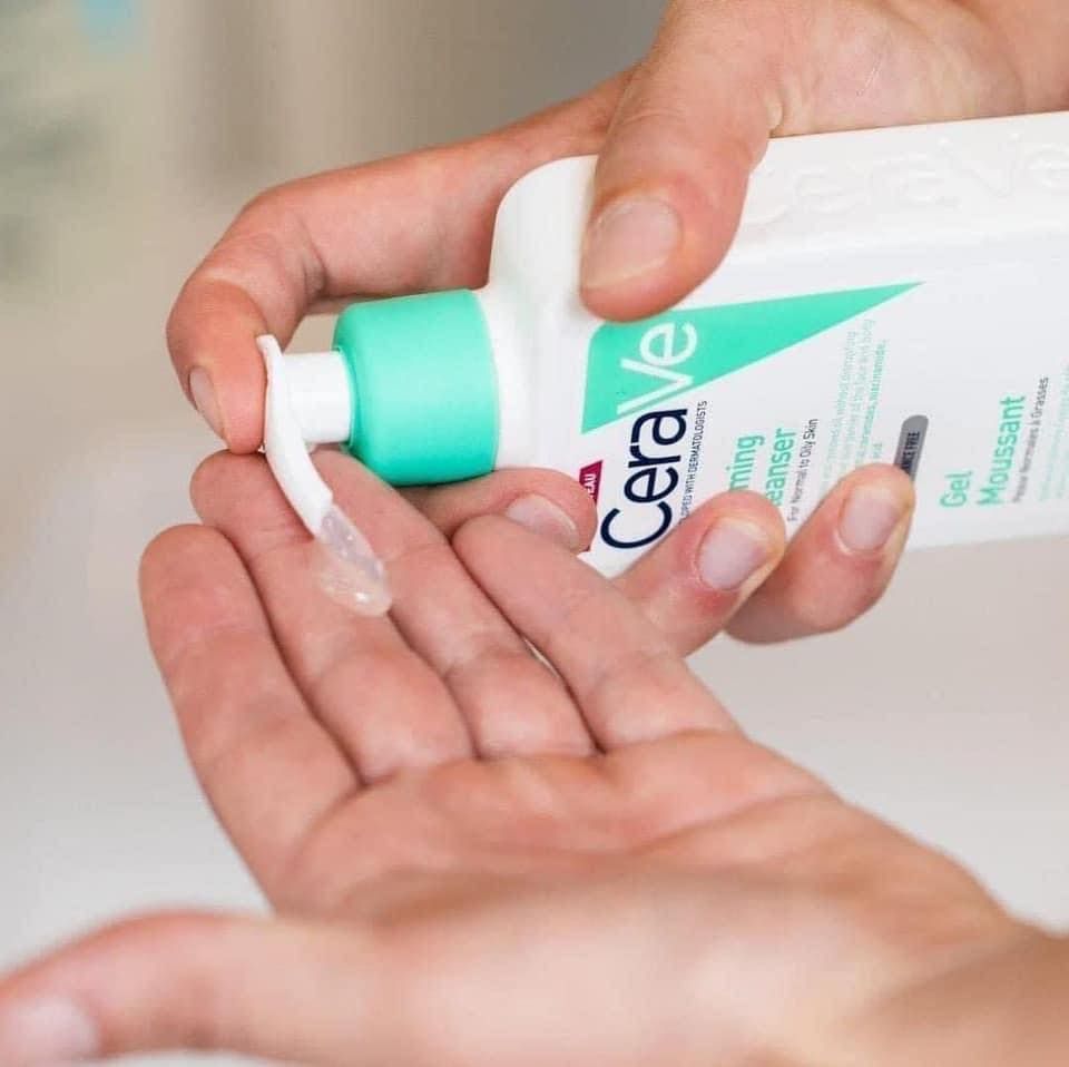 [Mua 1 Tặng 1] Sữa Rửa Mặt CeraVe Face Foaming Gel For Normal To Oily Skin 236ml + Tặng Dưỡng Ẩm CeraVe
