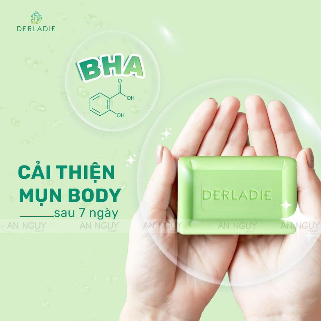 Xà Phòng Derladie Body Cleansing Bar For Blemish Skin Giảm Mụn Cơ Thể 50g