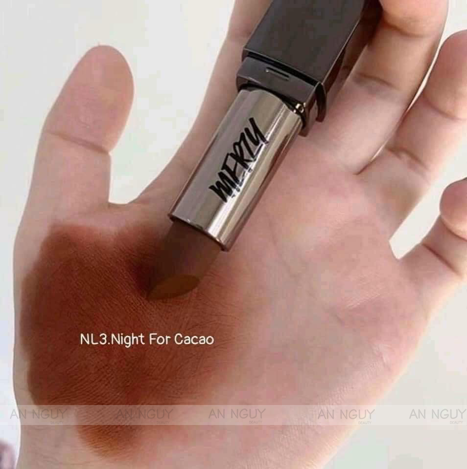 Son Thỏi Lì Merzy Noir In The Lipstick 3.3gr