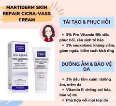Kem Dưỡng Ẩm Martiderm Skin Repair Cicra-Vass Cream Phục Hồi Da 30ml