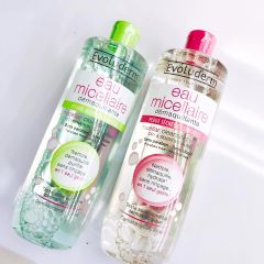 Nước Tẩy Trang Evoluderm Micellar Cleansing Water Dry & Sensitive Skins Cho Da Khô Và Nhạy Cảm (Màu Hồng)