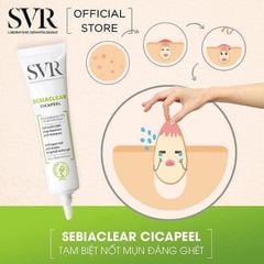 Gel Chấm Mụn SVR Sebiaclear Cicapeel Hỗ Trợ Làm Giảm Mụn 15ml