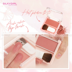 Phấn Má Hồng SilkyGirl Blush Hour Kèm Cọ 3gr