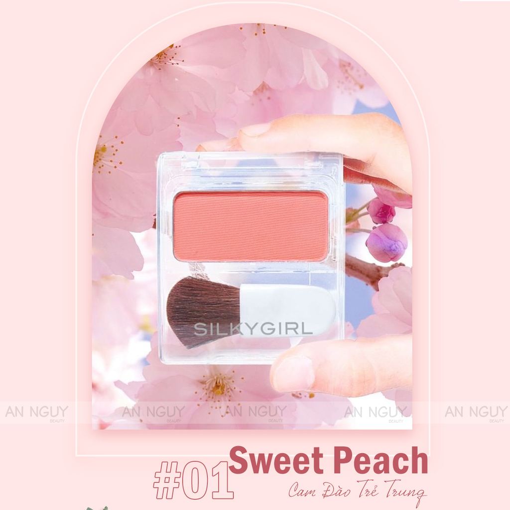 Phấn Má Hồng SilkyGirl Blush Hour Kèm Cọ 3gr