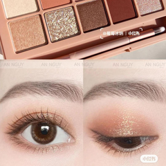 Phấn Mắt 10 Ô Clio Pro Eye Palette 0.6gr x 10 #04 Street Brick