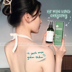 Xịt Trị Mụn Lưng Caryophy Portulaca Body Mist Giảm Mụn , Mờ Thâm 150ml