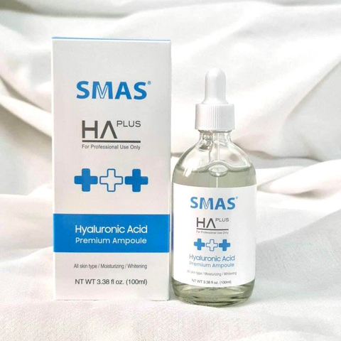 Tinh Chất Cấp Nước SMAS Hyaluronic Acid Premium Ampoule Dưỡng Da Ẩm Mịn 100ml