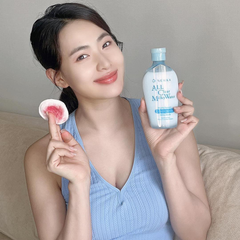 Nước Sữa Tẩy Trang Senka All Clear Milky Water Nourish Làm Sạch Sâu (Xanh Dương)