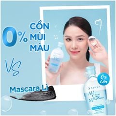 Nước Sữa Tẩy Trang Senka All Clear Milky Water Nourish Làm Sạch Sâu (Xanh Dương)