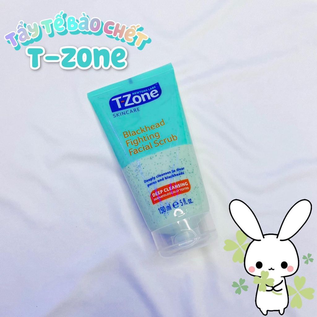 Tẩy Da Chết T-zone Blackhead Fighting Facial Scrub Trị Mụn Đầu Đen 150ml