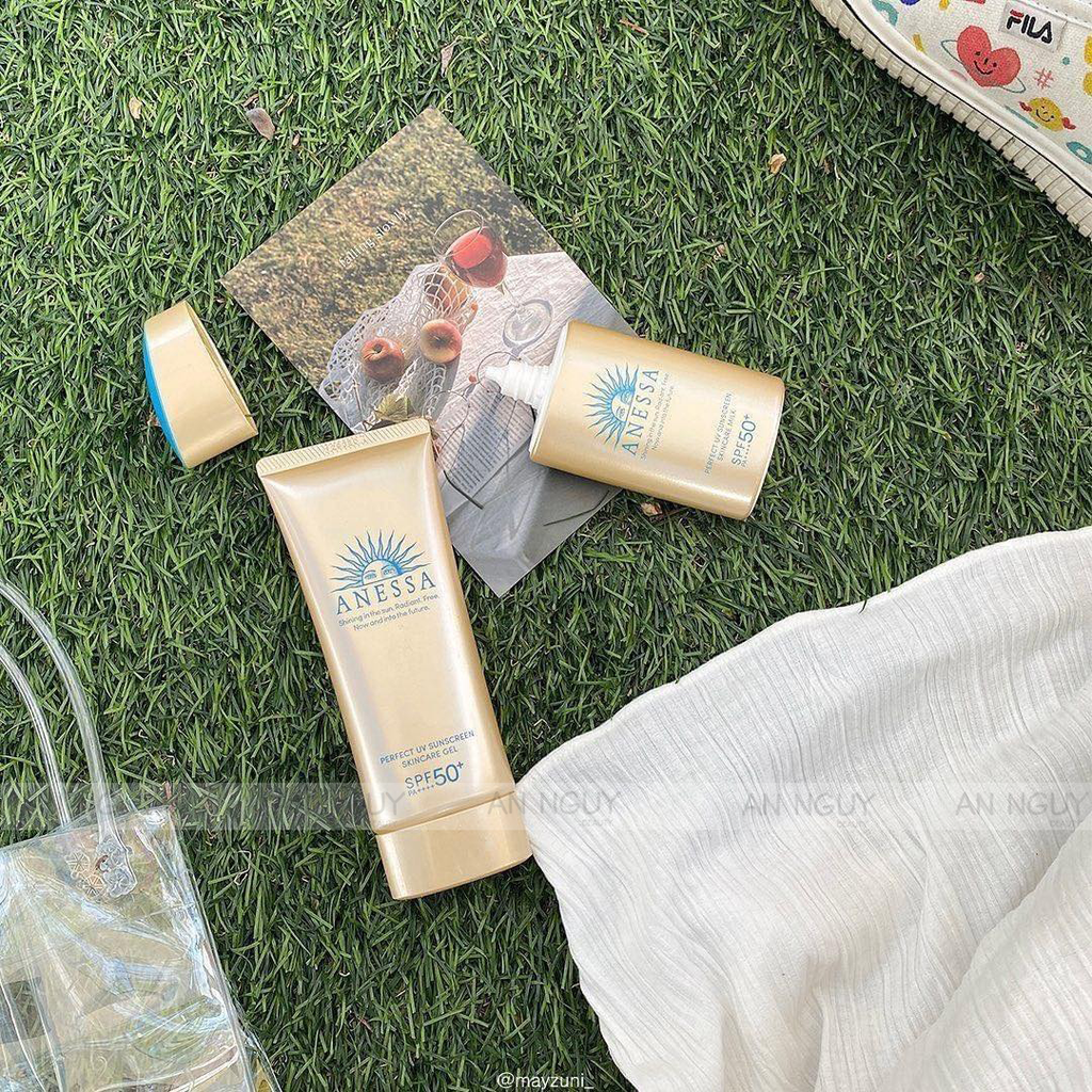 Gel Chống Nắng Anessa Perfect UV Sunscreen Skincare Gel Dưỡng Ẩm 90g