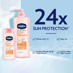 Dưỡng Thể Vaseline Sun+Pollution Body Lotion SPF24 PA++ Chống Nắng Và Dưỡng Trắng Da