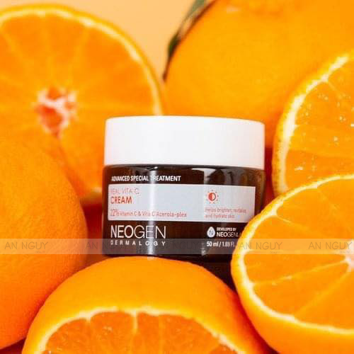 [Date: 04/11/2026] Kem Dưỡng Neogen Real Vita C Cream 22% Vitamin C & Vita C Acerola - Plex Trắng Da, Giảm Thâm 50ml