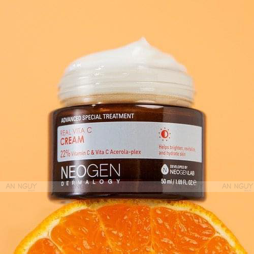 [Date: 04/11/2026] Kem Dưỡng Neogen Real Vita C Cream 22% Vitamin C & Vita C Acerola - Plex Trắng Da, Giảm Thâm 50ml
