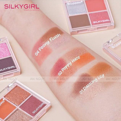 Bảng Phấn Mắt 4 Ô SILKYGIRL Full Bloom Shadow Quad 6.4gr