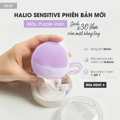 Máy Rửa Mặt Và Massage HALIO Sensitive Facial Cleansing & Massaging Device Cho Da Nhạy Cảm