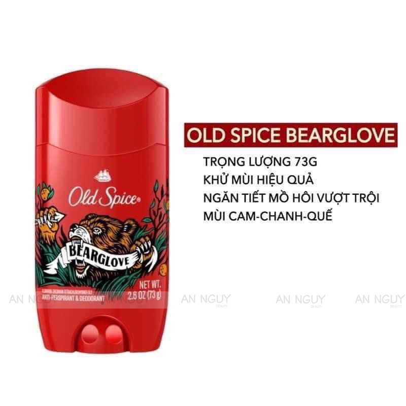 Sáp Khử Mùi Old Spice Giảm Tiết Mồ Hôi 73g (Hàng Mỹ Nhập Khẩu)