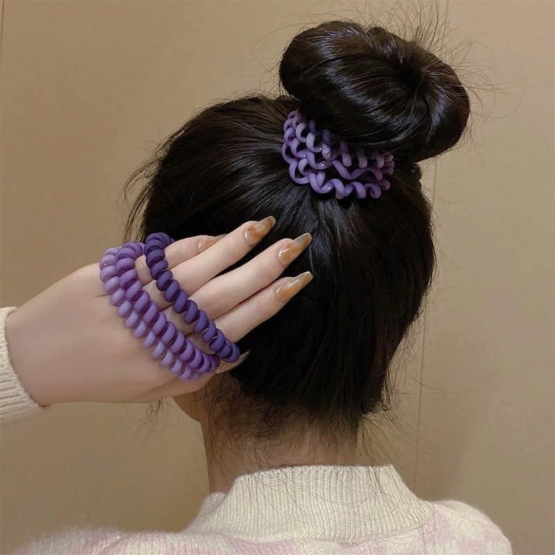 Set 6 Sợi Cột Tóc Lò Xo Kehui Hair Band