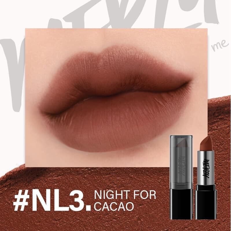 Son Thỏi Lì Merzy Noir In The Lipstick 3.3gr