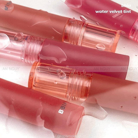 Son Kem Lì Bbia Water Velvet Tint Màu 2.9gr #02 Peach Pastel