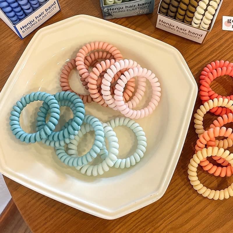 Set 6 Sợi Cột Tóc Lò Xo Kehui Hair BandCột Tóc Lò Xo Kehui Hair Band ...
