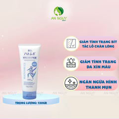 Sữa Rửa Mặt Không Mùi Hatomugi W Cleansing Foam Giúp Làm Sạch Sâu