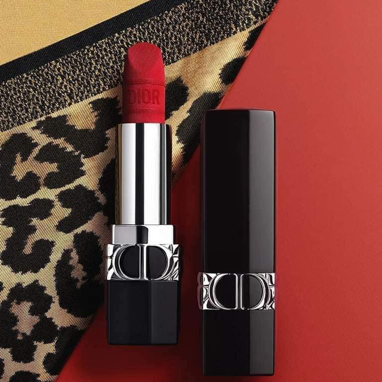 Son Dior Rouge Velvet 999  Màu Đỏ Tươi  Vilip Shop  Mỹ phẩm chính hãng