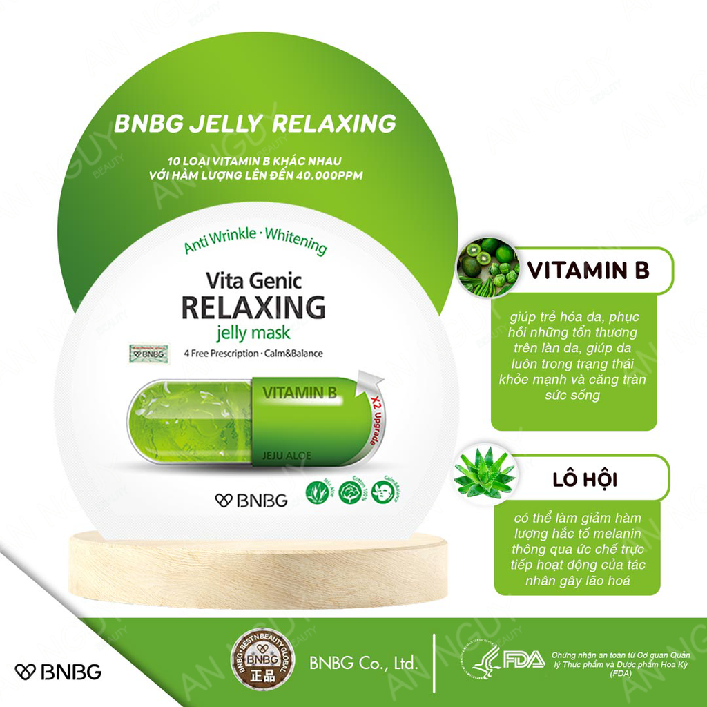 Mặt Nạ Dưỡng Da BNBG Vita Genic Jelly Mask 30ml