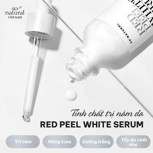 Tinh Chất So' Natural Red Peel White Serum Dưỡng Trắng, Làm Đều Màu Da ...