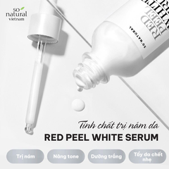Tinh Chất So' Natural Red Peel White Serum Dưỡng Trắng, Làm Đều Màu Da 35ml