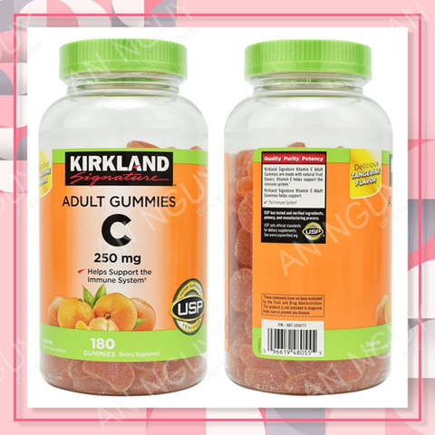 Kẹo Dẻo Kirkland Signature Bổ Sung Vitamin C 180 viên