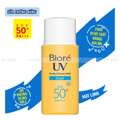 Sữa Chống Nắng Bioré UV Perfect Protect Milk SPF50+ PA+++ 25ml