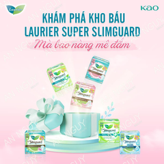 Băng Vệ Sinh Laurier Super Slimguard Cool Mát Lạnh