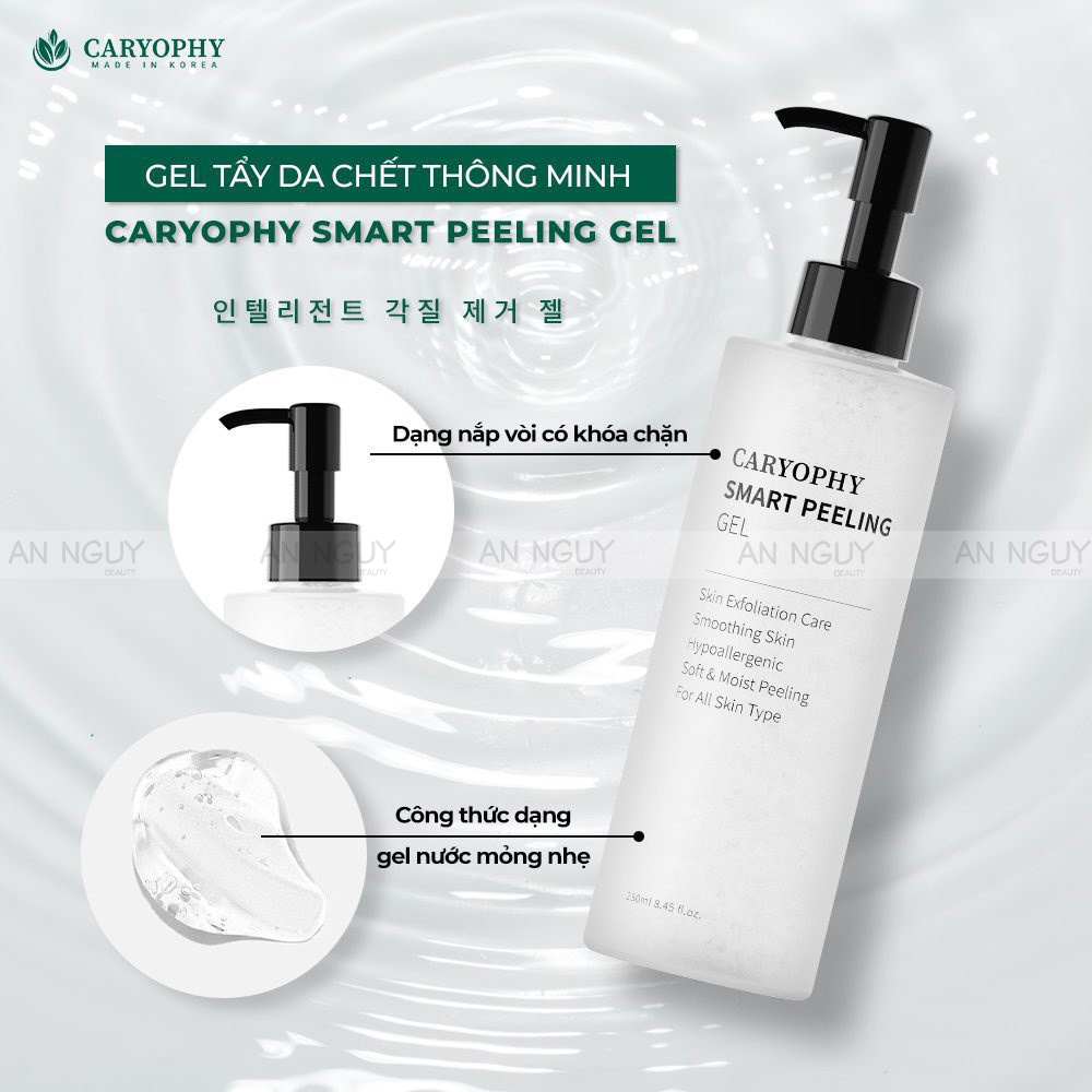 Gel Tẩy Tế Bào Chết Caryophy Smart Peeling Gel Ngăn Ngừa Mụn 250ml