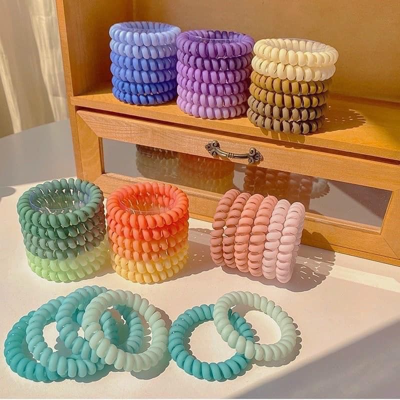 Set 6 Sợi Cột Tóc Lò Xo Kehui Hair BandCột Tóc Lò Xo Kehui Hair Band ...