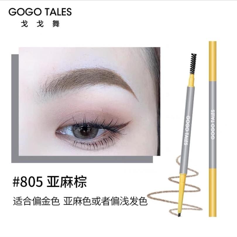 Chì Kẻ Mày 2 Đầu Gogo Tales Cloud Mist Brownpencil 0.1gr