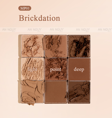 Bảng Phấn Mắt 9 Ô Black Rouge Colordation Mood Palette Màu Siêu Xinh 8gr