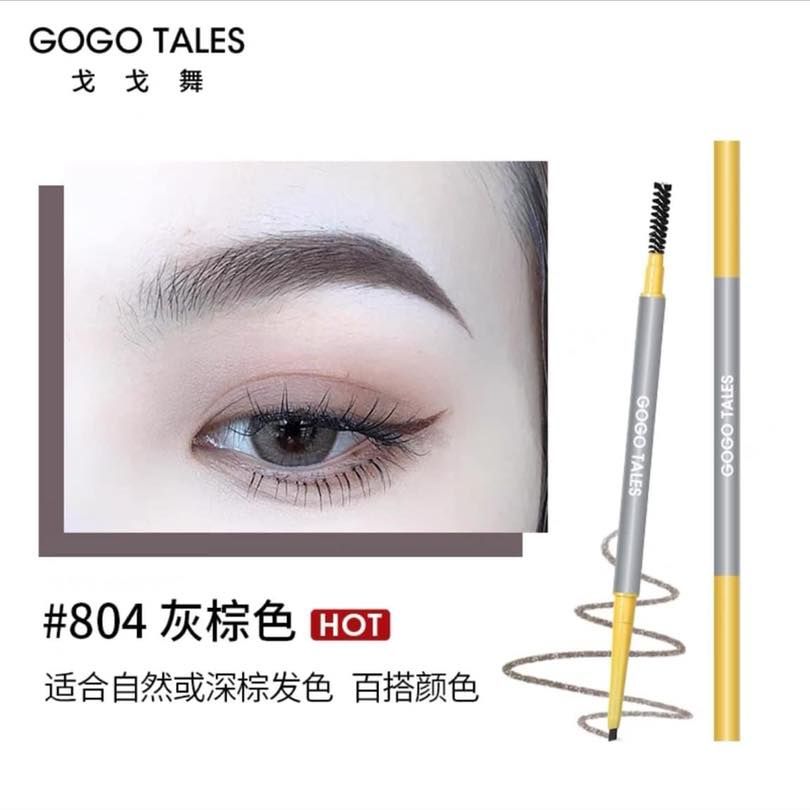 Chì Kẻ Mày 2 Đầu Gogo Tales Cloud Mist Brownpencil 0.1gr