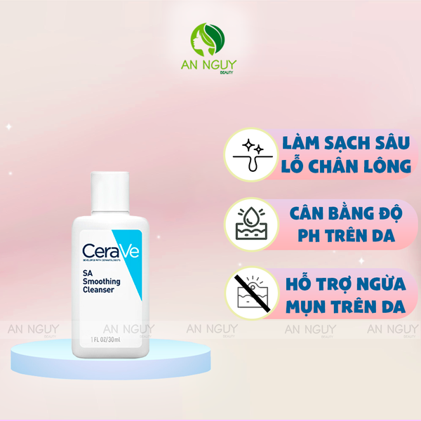 [Minisize] Sữa Rửa Mặt Cerave SA Smoothing Cleanser