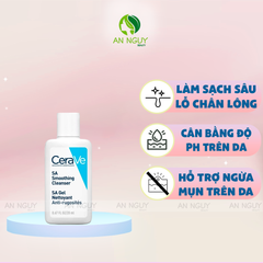 [Minisize] Sữa Rửa Mặt Cerave SA Smoothing Cleanser
