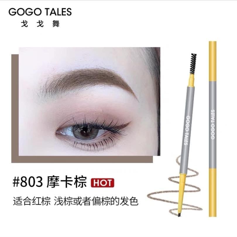 Chì Kẻ Mày 2 Đầu Gogo Tales Cloud Mist Brownpencil 0.1gr