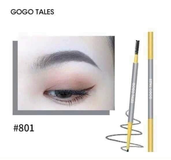 Chì Kẻ Mày 2 Đầu Gogo Tales Cloud Mist Brownpencil 0.1gr